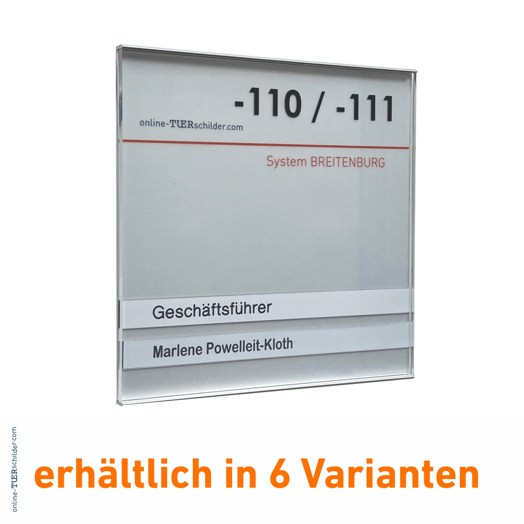 Türschilder Breitenburg 12