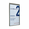 Türschilder Büro in 14 Größen aus Glas - Rahmen aus Edelstahl - Türschild Pellworm