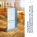 Türschilder Büro in 7 Größen mit Scheiben aus ESG, Halter aus Aluminium - Türschild Veddel