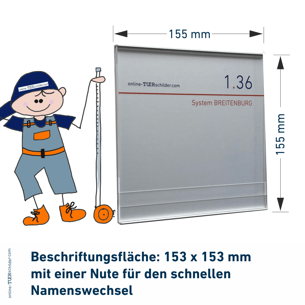 Türschilder Breitenburg 13