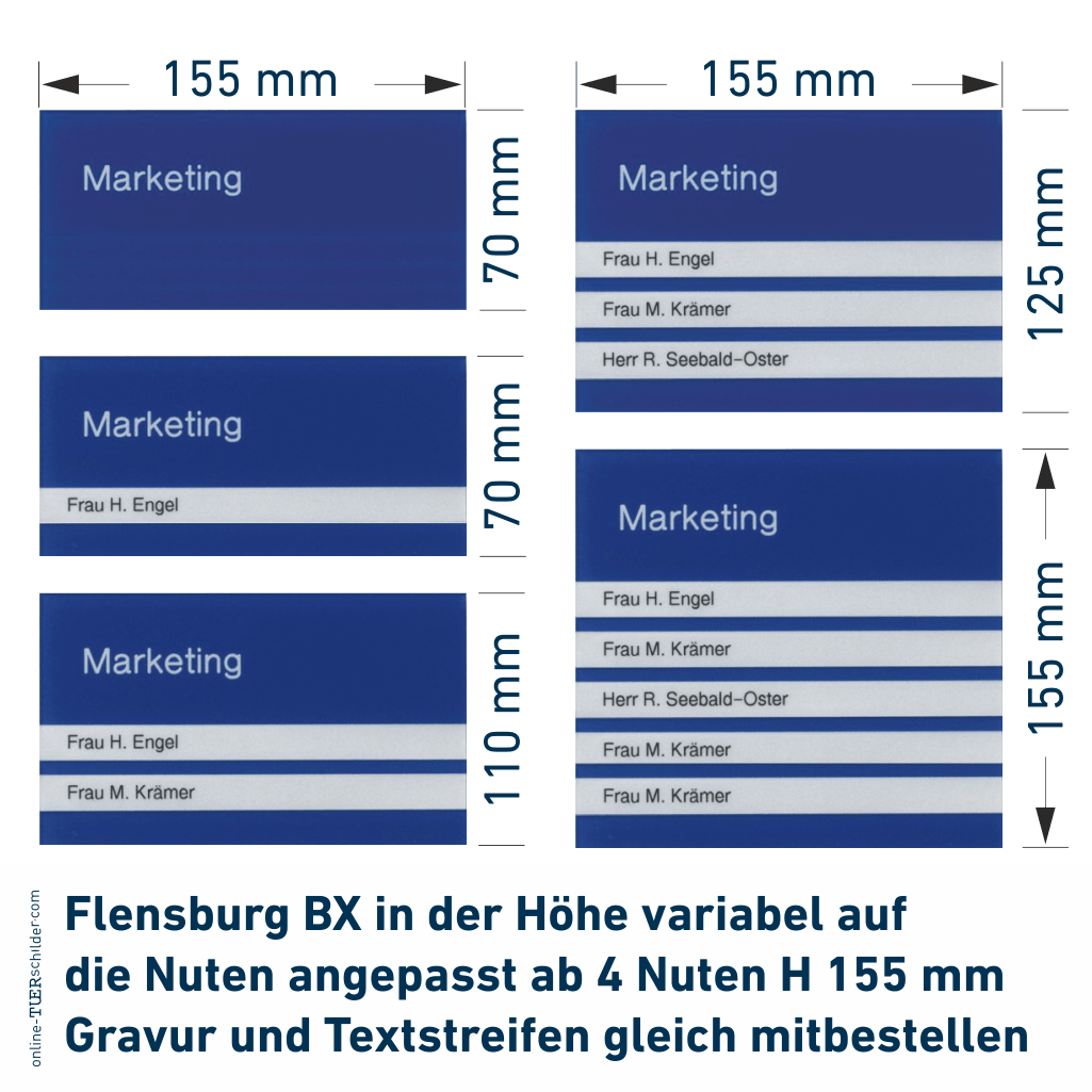 Türschild Flensburg 15