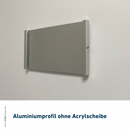Türschild Büro in 9 Größen aus Alu-Stangenprofil, Acrylglas - Kappeln