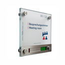 Türschild Büro aus Glas  15