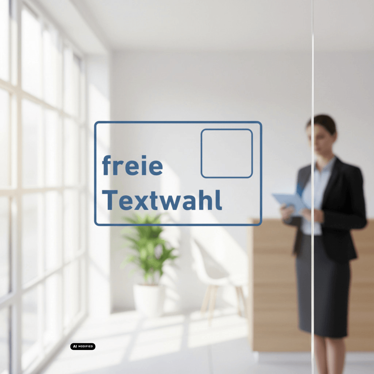 Gestalten Sie selbst Praxisschild aus Acrylglas-Folienaufkleber in 130 x 200 mm