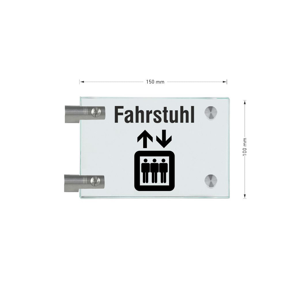 Fahnenschilder Fahrstuhl Piktogramm 12