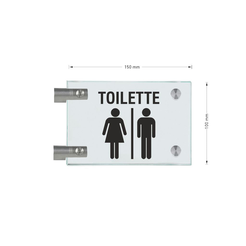 Fahnenschilder Toiletten 12