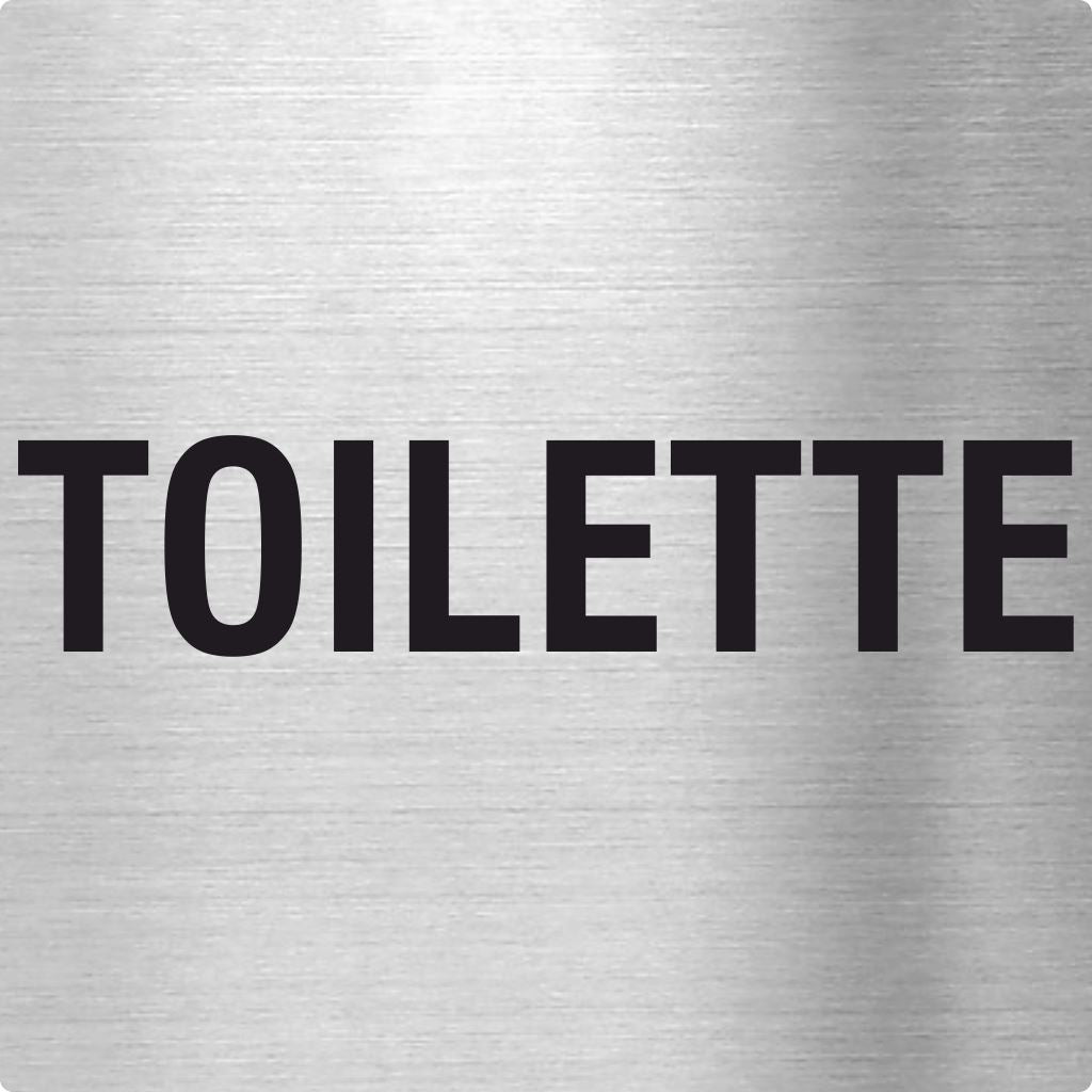 Piktogramm Toilette Edelstahl Piktogramme Toilette online-tuerschilder.com 70x70mm
