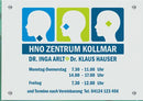 Praxisschild HNO 2