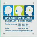 Praxisschild HNO 4