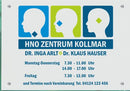 Praxisschild HNO Zentrum 5