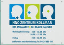 Praxisschild HNO  6