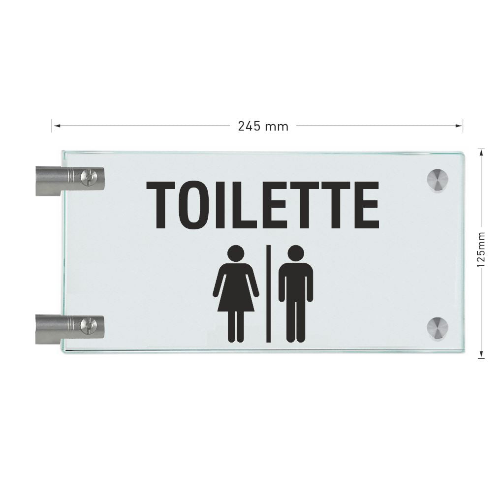 Fahnenschilder Toiletten 14