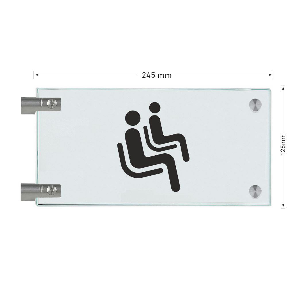 Fahnenschilder Wartezimmer 14