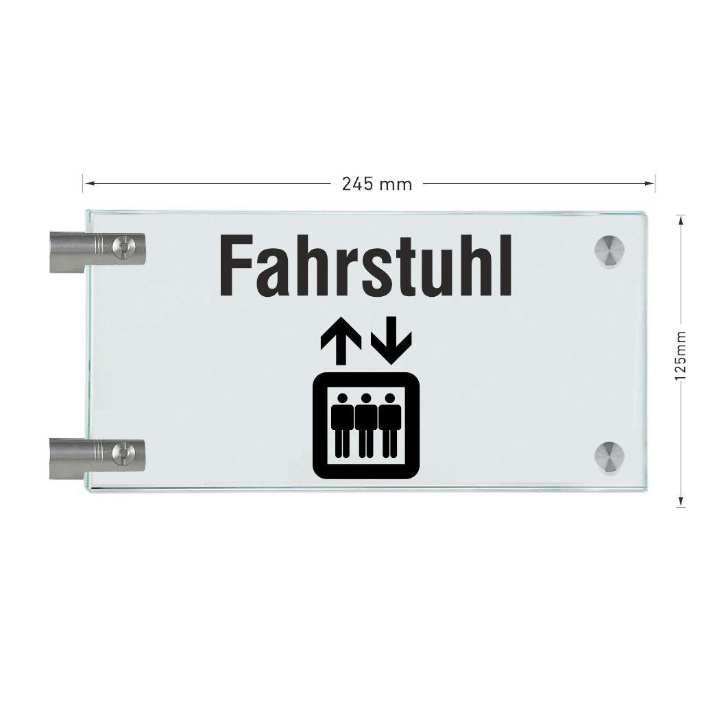Fahnenschilder Fahrstuhl Piktogramm 14