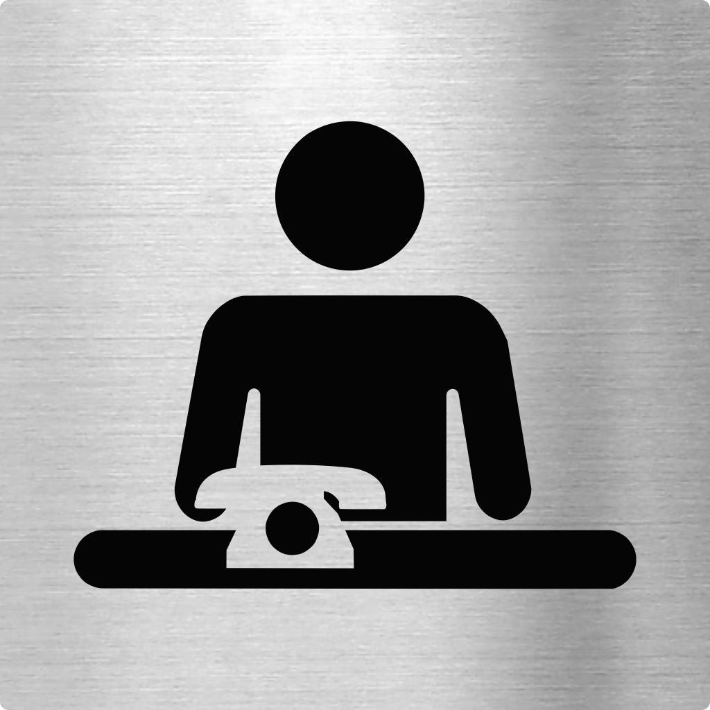 Piktogramme Anmeldung Pikto Edelstahl Piktogramme Anmeldung Pikto online-tuerschilder.com 70x70mm