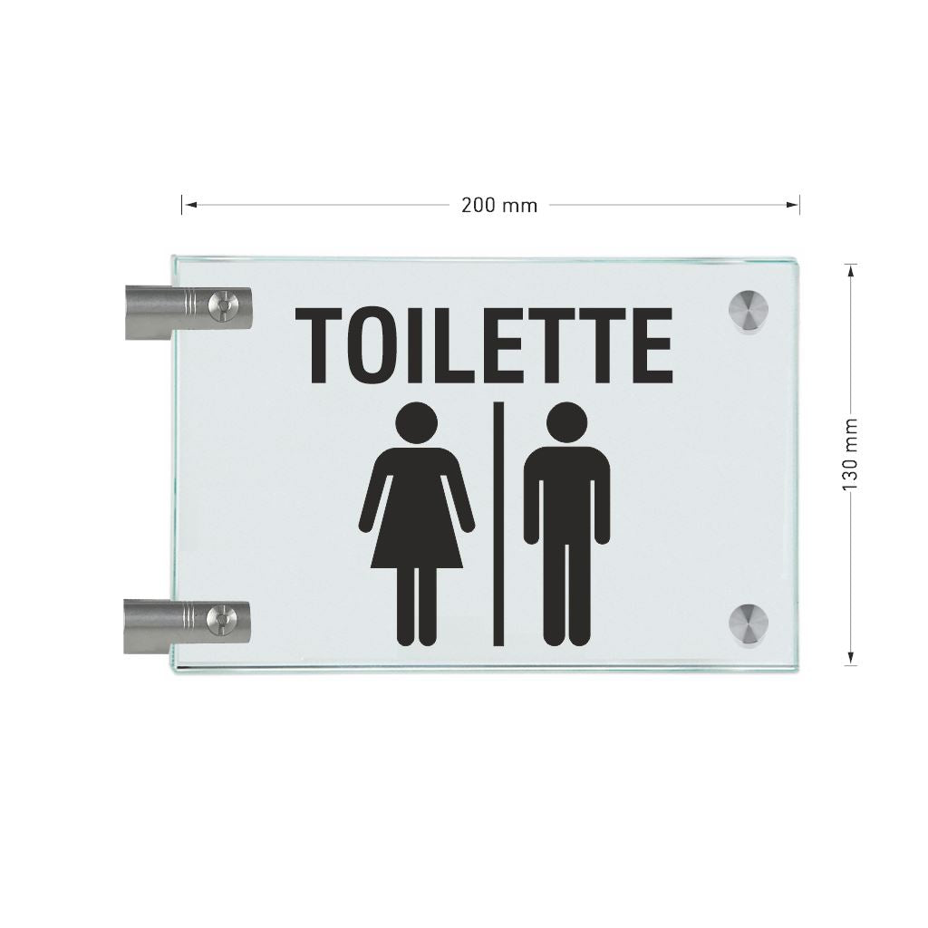 Fahnenschilder Toiletten 5