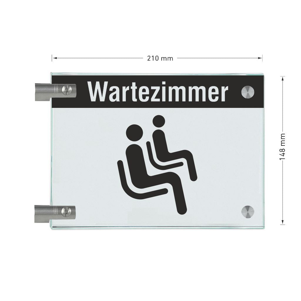 Fahnenschilder Wartezimmer 10