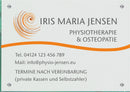 Praxisschild für Osteopatie 2