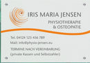 Praxisschild für Osteopatie 7