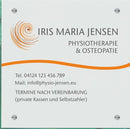 Praxisschild für Osteopatie 4