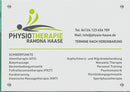 Praxisschild für Physiotherapie 12