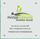 Praxisschild für Physiotherapie 14