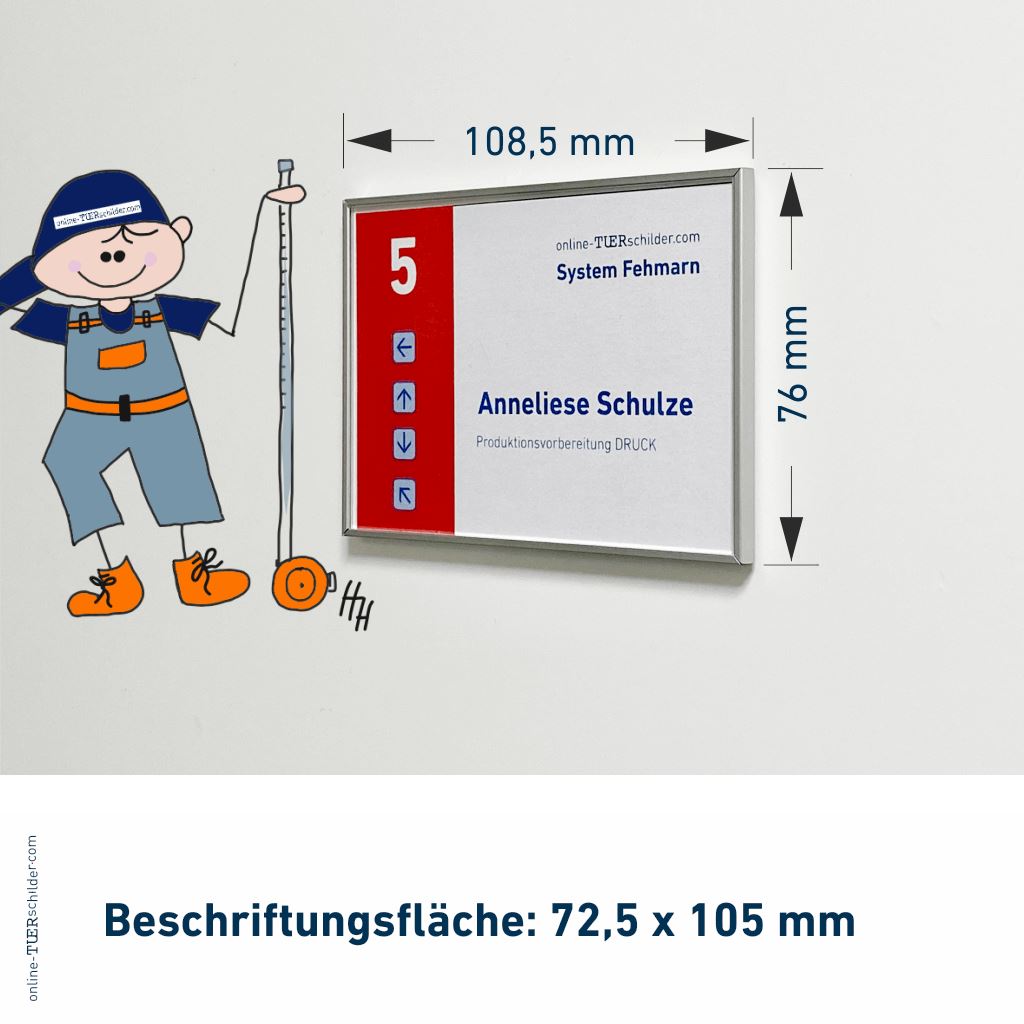 Wegweiser / Türschilder Fehmarn - Braille/Taktil Schrift möglich Etagenwegweiser Fehmarn - Wegweiser online-tuerschilder.com
