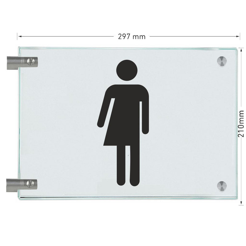 Fahnenschilder Gender WC 177