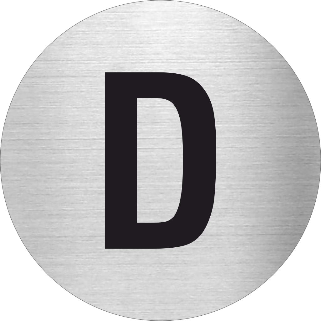 Piktogramme WC Damen Edelstahl 1