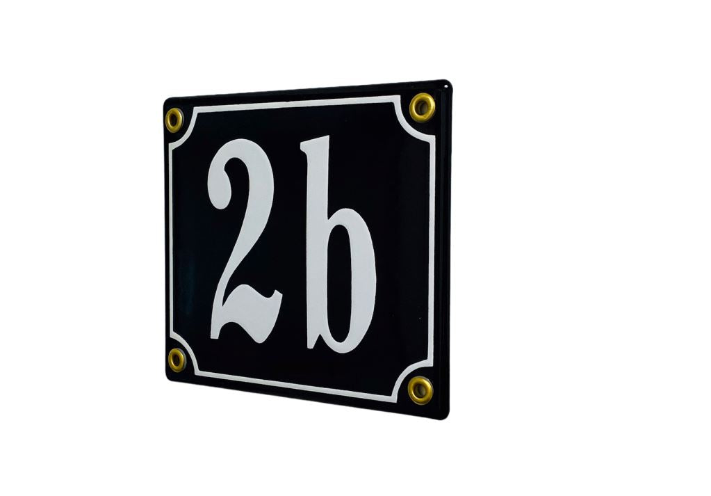 Emailleschilder Hausnummern 2-stellig 8