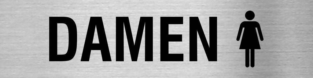 Piktogramm Damen mit Pikto in rechteckig Piktogramme Damen mit Pikto online-tuerschilder.com