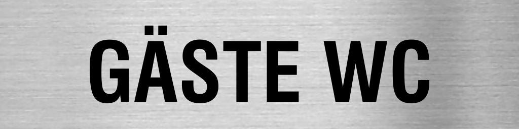 Piktogramm Gäste WC in rechteckig Piktogramme Gäste WC online-tuerschilder.com