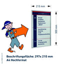 Türschild für Ihr Büro Mölln - mit Alu-Rahmen, Acrylabdeckung - 4