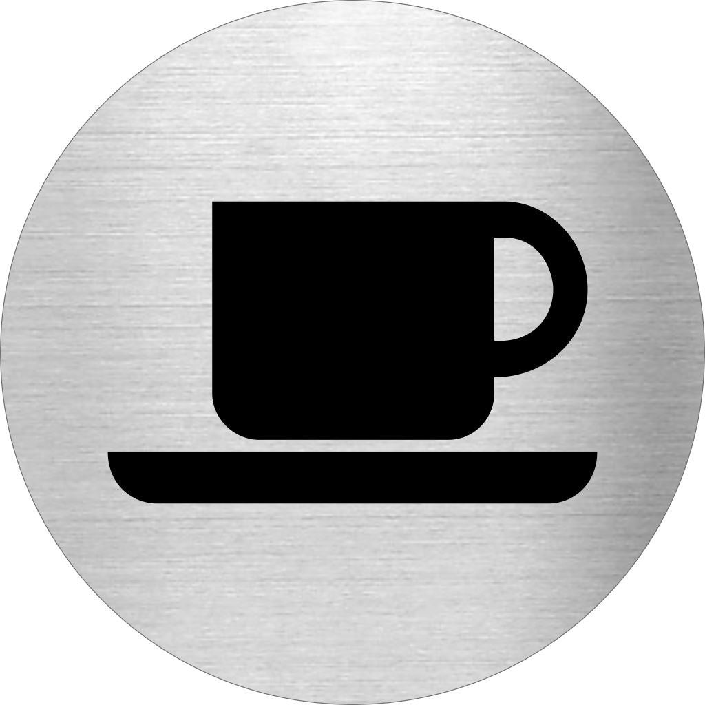 Piktogramm Küche Edelstahl Piktogramme Küche online-tuerschilder.com Ø 60mm