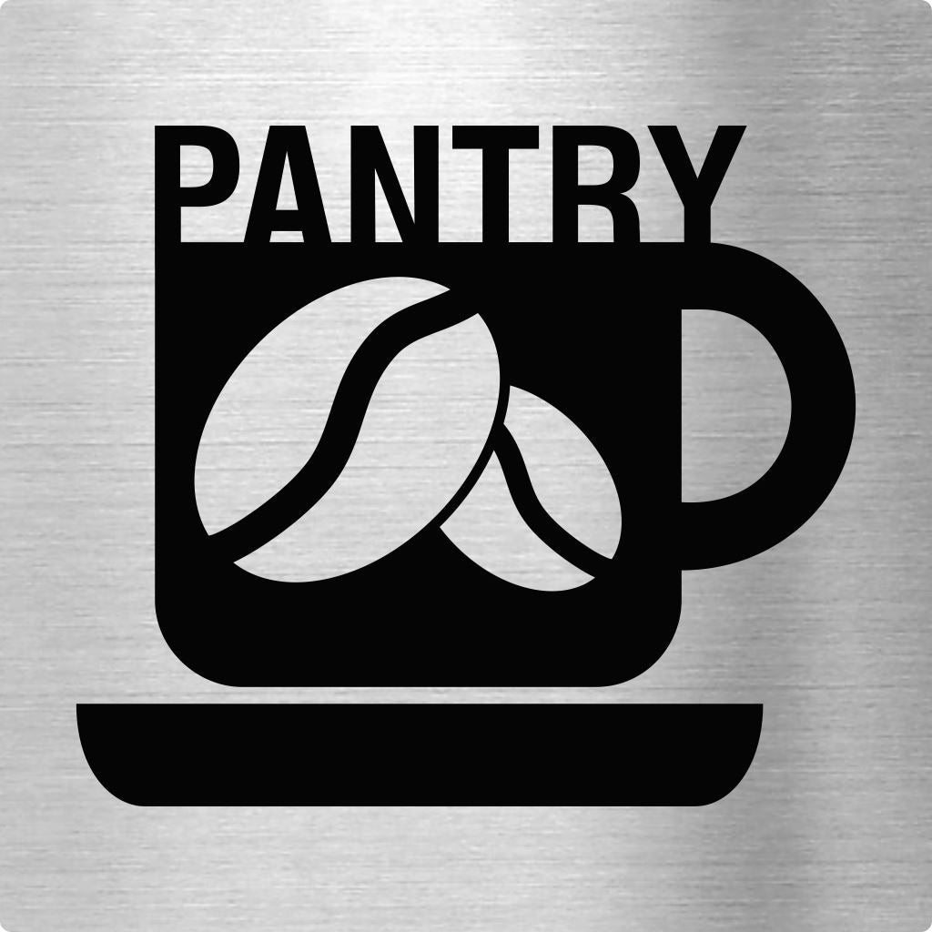 Piktogramm Pantry Edelstahl Piktogramme Pantry online-tuerschilder.com 70x70mm