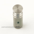 Moderne Wegweiser / Türschilder aus Glas mit 4 Edelstahlhaltern Etagenwegweiser Büro Glas Edelstahl mit 4 Haltern - Türschilder online-tuerschilder.com