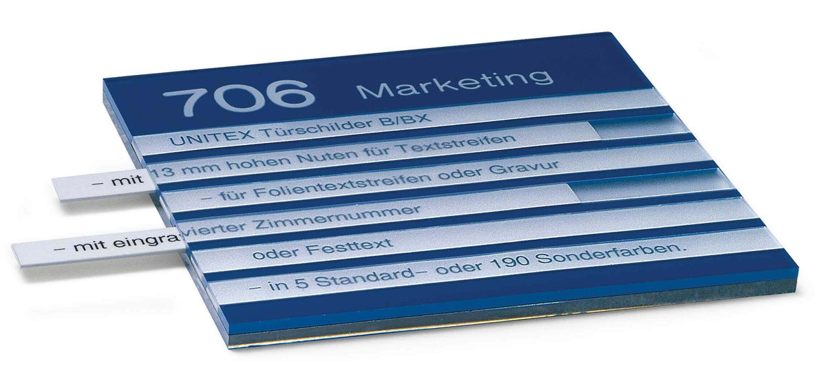 50 Textstreifen blanko aus Karton 50 Textstreifen blanko aus Karton Online - Türschilder