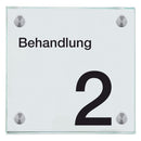 Praxisschilder aus Glas Behandlung 2 24