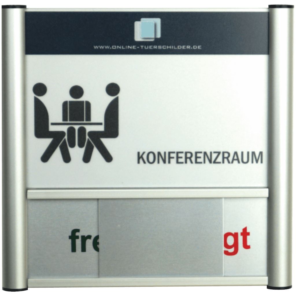 Frei besetzt Schilder Büsum Groß - Schild mit Acrylabdeckung Frei besetzt Schild Büsum Groß