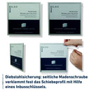 Türschild für Ihr Büro Mölln - mit Alu-Rahmen, Acrylabdeckung - 7