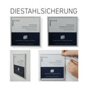 Wegweiser / Türschilder Mölln - Textwechsel an der Wand Etagenwegweiser Mölln - Türschilder online-tuerschilder.com