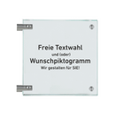 Fahnenschilder - freie Textwahl 1