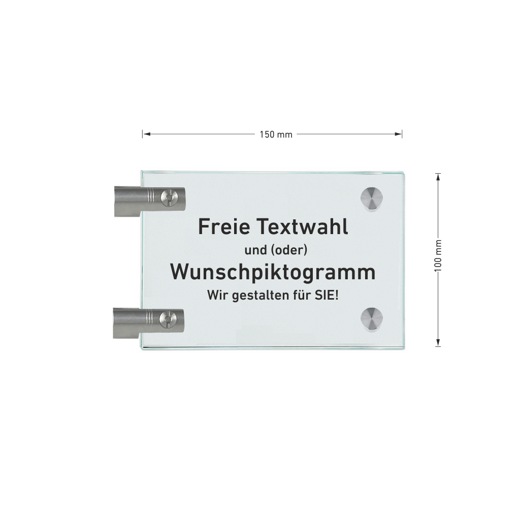 Fahnenschilder - freie Textwahl 15