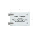 Fahnenschilder - freie Textwahl 15