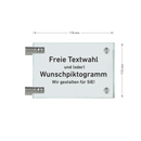 Fahnenschilder - freie Textwahl 16