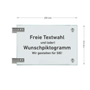 Fahnenschilder - freie Textwahl 17