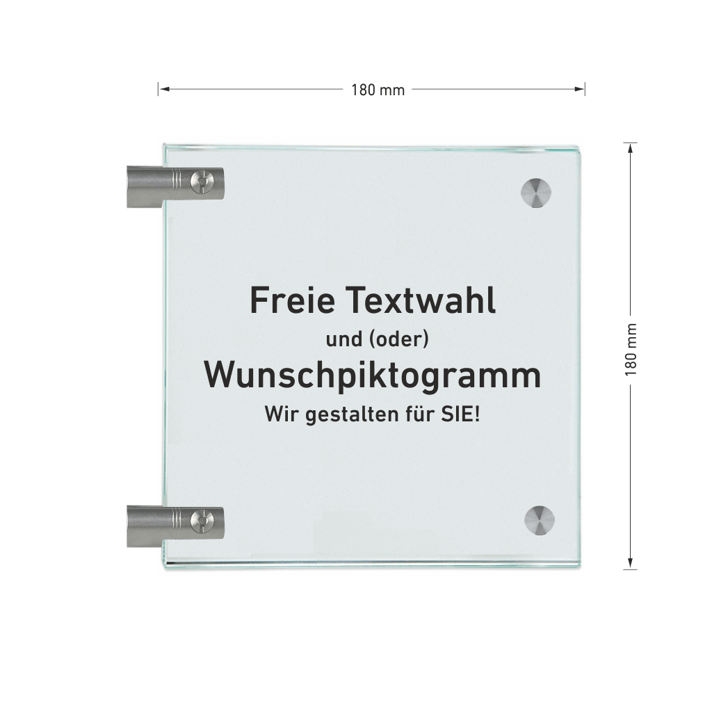 Fahnenschilder - freie Textwahl 13