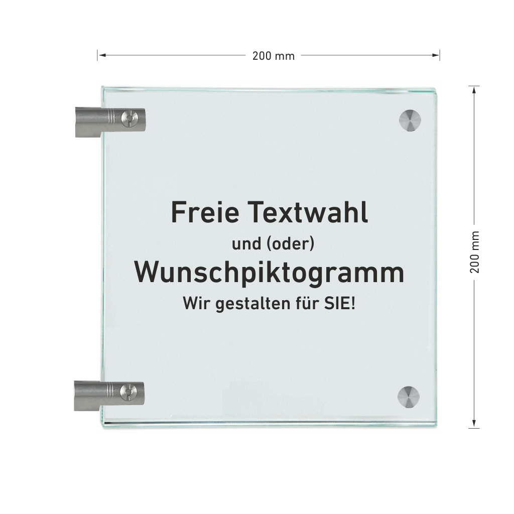 Fahnenschilder - freie Textwahl 14