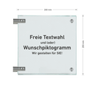 Fahnenschilder - freie Textwahl 14