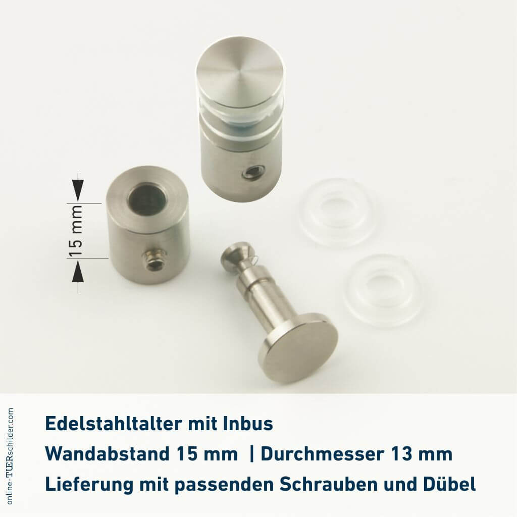 Praxisschild aus Glas Behandlung 410